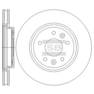 Диск тормозной Hi-Q (SANGSIN) SD4251