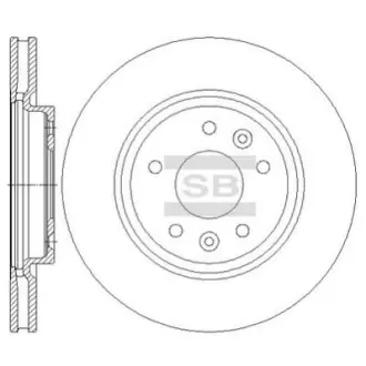 Диск тормозной Hi-Q (SANGSIN) SD4251