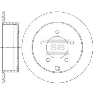 Диск тормозной Hi-Q (SANGSIN) SD4333