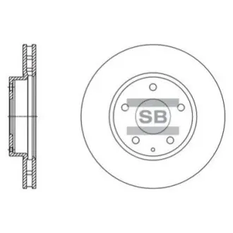 Диск тормозной Hi-Q (SANGSIN) SD4421 Купить в Украине