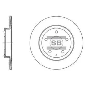 Фото Диск тормозной Hi-Q (SANGSIN) (SD4423) изображение 1