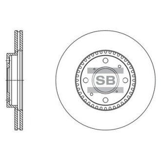 Диск гальмівний Hi-Q (SANGSIN) SD4803