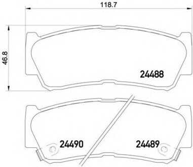 Колодки тормозные дисковые Hi-Q (SANGSIN) SP1178