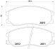 Колодка тормозов. диск. CHEVROLET CAPTIVA 2.0 06 – передн. (выр-во) Hi-Q (SANGSIN) SP1204 (фото 1)