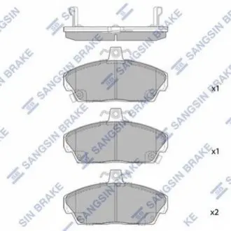 Гальмівні колодки Hi-Q (SANGSIN) SP1571 Купити в Україні