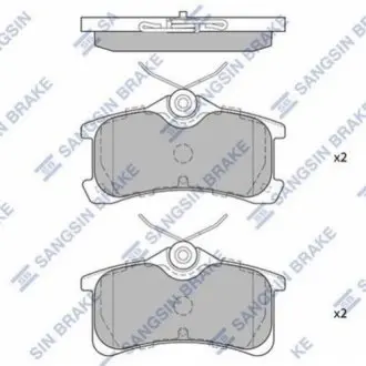 Колодки гальмівні (задні) Toyota Avensis/Corolla 97-03 Hi-Q (SANGSIN) SP1575 Купити в Україні