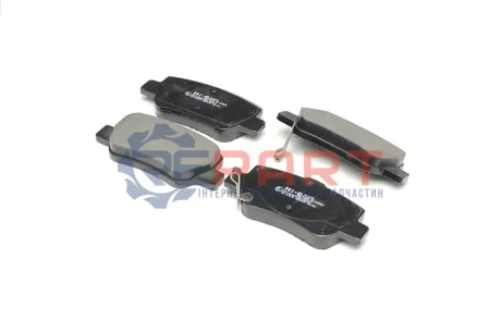 Фото Колодки гальмівні (задні) Toyota Avensis 08-18 (з прижимною пластиною) Hi-Q (SANGSIN) (SP1578) зображення 1