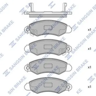 Колодки гальмівні дискові Hi-Q (SANGSIN) SP1598 Купити в Україні
