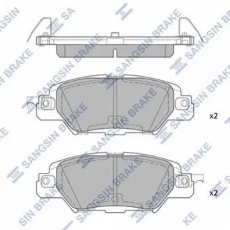 Гальмівні колодки Hi-Q (SANGSIN) SP1860 Купити в Україні
