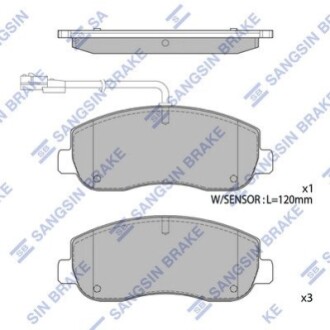 Гальмівні колодки Hi-Q (SANGSIN) SP1969