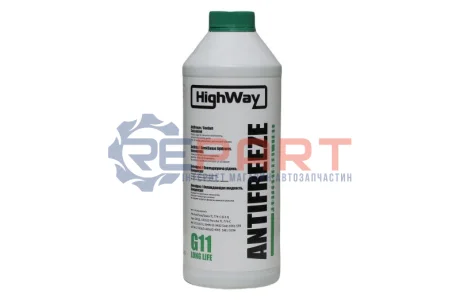 Фото Антифриз ANTIFREEZE G11 концентрат зелений 1,5л HighWay (10024) зображення 1