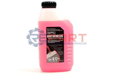 Антифриз ANTIFREEZE-40 LONG LIFE G12+ (червоний) 1л HighWay 10123 Купити в Україні
