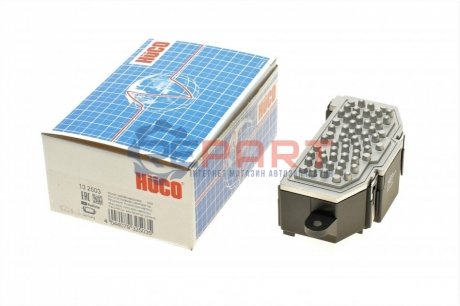 Резистор вентилятора печки Citroen Berlingo/Peugeot Expert/Partnet 07- (HÜCO) - (6441W9) HITACHI 132503 (фото 1)
