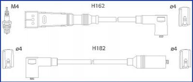 Комплект електропроводки HITACHI 134704 (фото 1)