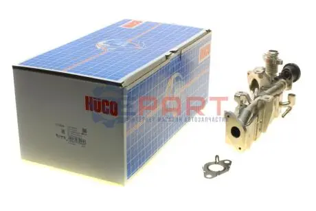 Радиатор рециркуляции ВГ BMW X5 (F15) 3.0D 13- N57 D30 (HÜCO) HITACHI 135994