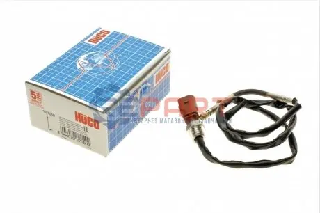 Фото 1 — Датчик температури ВГ (перед сажевим фільтром) VW Caddy III/IV 1.6 TDI 10- (HÜCO) HITACHI (137050) Фото Датчик температури ВГ (перед сажевим фільтром) VW Caddy III/IV 1.6 TDI 10- (HÜCO) HITACHI (137050) зображення 1