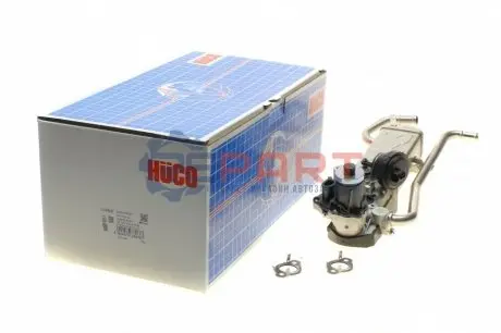 Фото Радіатор рециркуляції ВГ з клапаном EGR VW Polo/Skoda Fabia 1.6TDI 09- (HÜCO) HITACHI (138466) зображення 1
