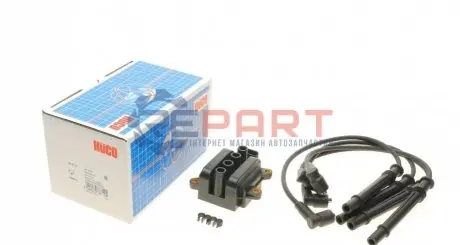 Фото Котушка запалювання Renault Kangoo 1.2 16V 01- (+ проводи запалювання) HITACHI (1548719) зображення 1