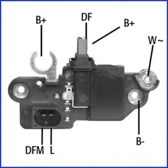DB Реле-регулятор генератора W202/208/210/211/220VW HUCO 130608