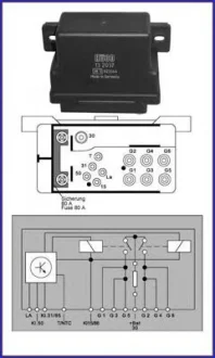 Реле свічок розжарювання MB S-class (W140) 93-98 HUCO 132037