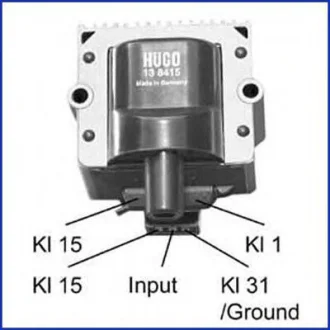 VW котушка запалювання VW,AUDI,SEAT,SKODA 3конт. HUCO 138415