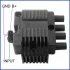 OPEL котушка запалювання Astra F/G,Corsa A/B,Vectra A/B HUCO (138430) зображення 1