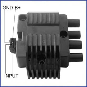 OPEL котушка запалювання Astra F/G,Corsa A/B,Vectra A/B HUCO 138430