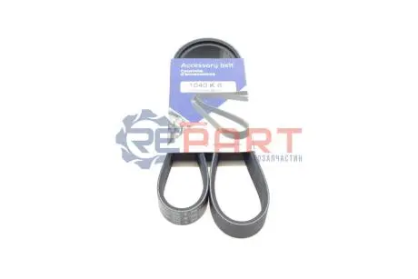Ремінь генератора Lexus RX 03-08/Fiat Brava/Bravo 1.6/1.9D 96-14 (6PK1040) HUTCHINSON 1040K6 Купити в Україні