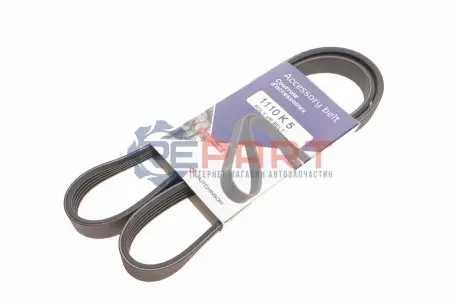 Ремінь генератора Renault Kangoo 1.4i 98-/ 1.6i 02- (5PK1110) HUTCHINSON 1110K5 Купити в Україні