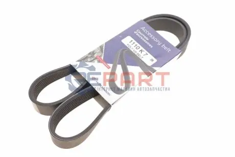 Ремінь генератора Renault Master/Opel Movano 2.5CDTI/dCi 06- (7PK1110) HUTCHINSON 1110K7 Купити в Україні
