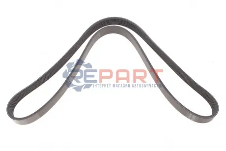 Ремінь генератора Fiat Doblo 1.3D Multijet/Ducato 2.0JTD 01-/VW Caddy 1.4/1.6 96- (6PK1180) HUTCHINSON 1180K6 Купити в Україні