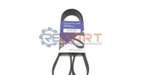 Ремінь генератора Renault Kangoo 1.9dTi/dCi 01- HUTCHINSON 1210K6 Купити в Україні