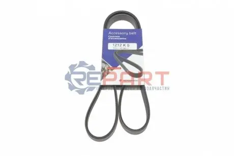 Фото Ремінь генератора Opel Combo 1.6i/Astra G/Toyota HUTCHINSON (1212K5) зображення 1