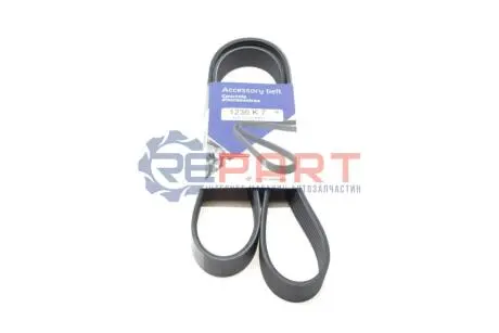 Ремінь генератора Fiat Ducato 2.3D 06- (7PK1236) HUTCHINSON 1236K7 Купити в Україні