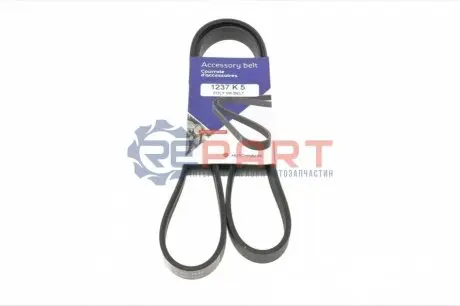 Фото 1 — Ремінь генератора Mitsubishi Sigma 3.0 V6 90-96 HUTCHINSON (1237K5) Фото Ремінь генератора Mitsubishi Sigma 3.0 V6 90-96 HUTCHINSON (1237K5) зображення 1