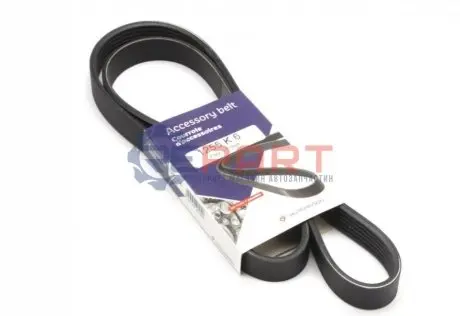 Ремінь генератора Hyundai i30 1.4/1.6 07-12 (6PK1255) HUTCHINSON 1255K6 Купити в Україні