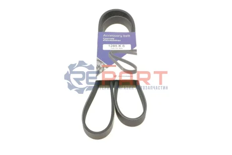 Ремінь генератора VW Golf/VW Bora 2.3 -00 (6PK1285) HUTCHINSON 1285K6 Купити в Україні