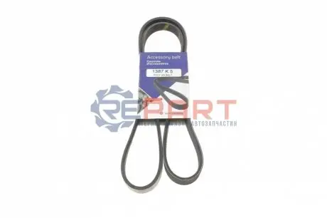 Ремінь генератора Toyota Avensis/Rav 4 2.0D 15- HUTCHINSON 1387K5 Купити в Україні