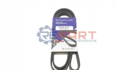 Ремінь генератора Ford Focus 1.8 TDCi 05-12 HUTCHINSON 1520K6 Купити в Україні