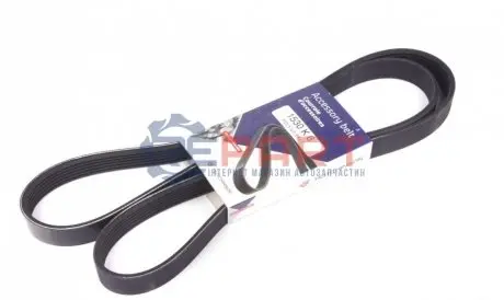 Ремінь генератора Fiat Doblo1.3-1.6 D 10-/Opel Astra F/Corsa B/Vectra B 1.4-1.8/ 94-03 (6PK1530) HUTCHINSON 1530K6 Купити в Україні