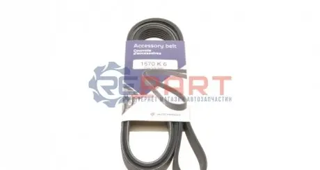 Ремінь генератора Audi A4 1.6-2.0 00-08 (6PK1570) HUTCHINSON 1570K6 Купити в Україні