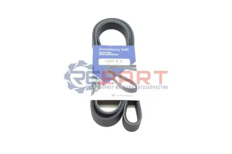 Ремінь генератора Fiat Scudo/Citroen Berlingo/VW Golf IV 1.8/1.9TDI 97- (6PK1660) HUTCHINSON 1660 K 6 Купити в Україні