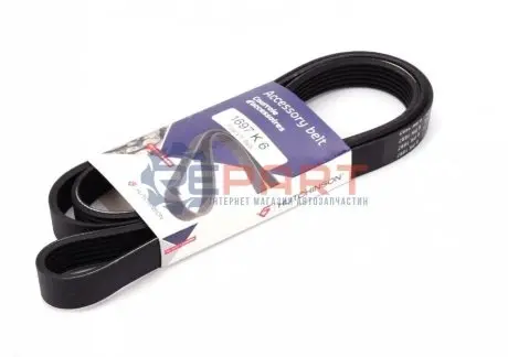 Ремінь генератора Citroen Berlingo 1.6 08- HUTCHINSON 1697K6 Купити в Україні