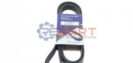 Фото Ремінь генератора Renault Espace 2.2 dCi 02- HUTCHINSON (1770K7) зображення 1