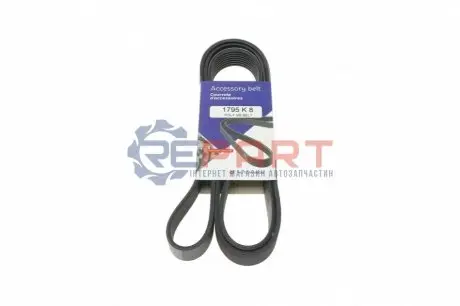 Ремінь генератора MB Vario 613-818D 96 HUTCHINSON 1795K8 Купити в Україні