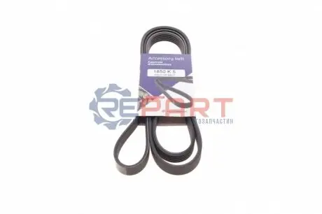 Ремінь генератора BMW 5 (E39)/7 (E38) 2.5TD/Kia Cerato 1.5-1.6CRDI 05- HUTCHINSON 1850K5 Купити в Україні