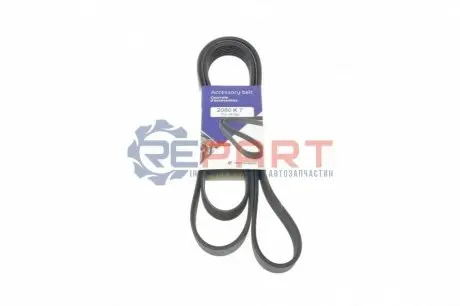 Фото 1 — Ремінь генератора Honda Accord VIII 2.0 I 08-/ Land Rover Range Rover II 3.9-4.6 94-02 HUTCHINSON (2080K7) Фото Ремінь генератора Honda Accord VIII 2.0 I 08-/ Land Rover Range Rover II 3.9-4.6 94-02 HUTCHINSON (2080K7) зображення 1