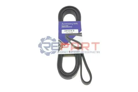 Ремінь генератора MB E-class (W124/S124) M104 93-96 (6PK2412) HUTCHINSON 2412 K 6 Купити в Україні