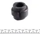 Фото Втулка стабілізатора (переднього) Audi A6/VW Passat 96-05 (d=27mm) HUTCHINSON (590085) зображення 4