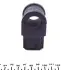 Втулка стабілізатора (переднього) Renault Laguna 07- (d=24mm) HUTCHINSON (590451) зображення 2
